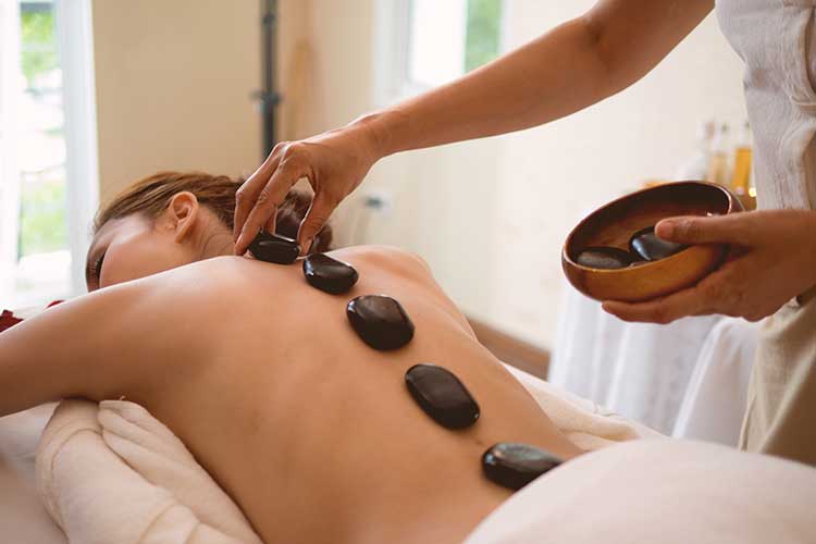 Hot stone massage services  in albarsha